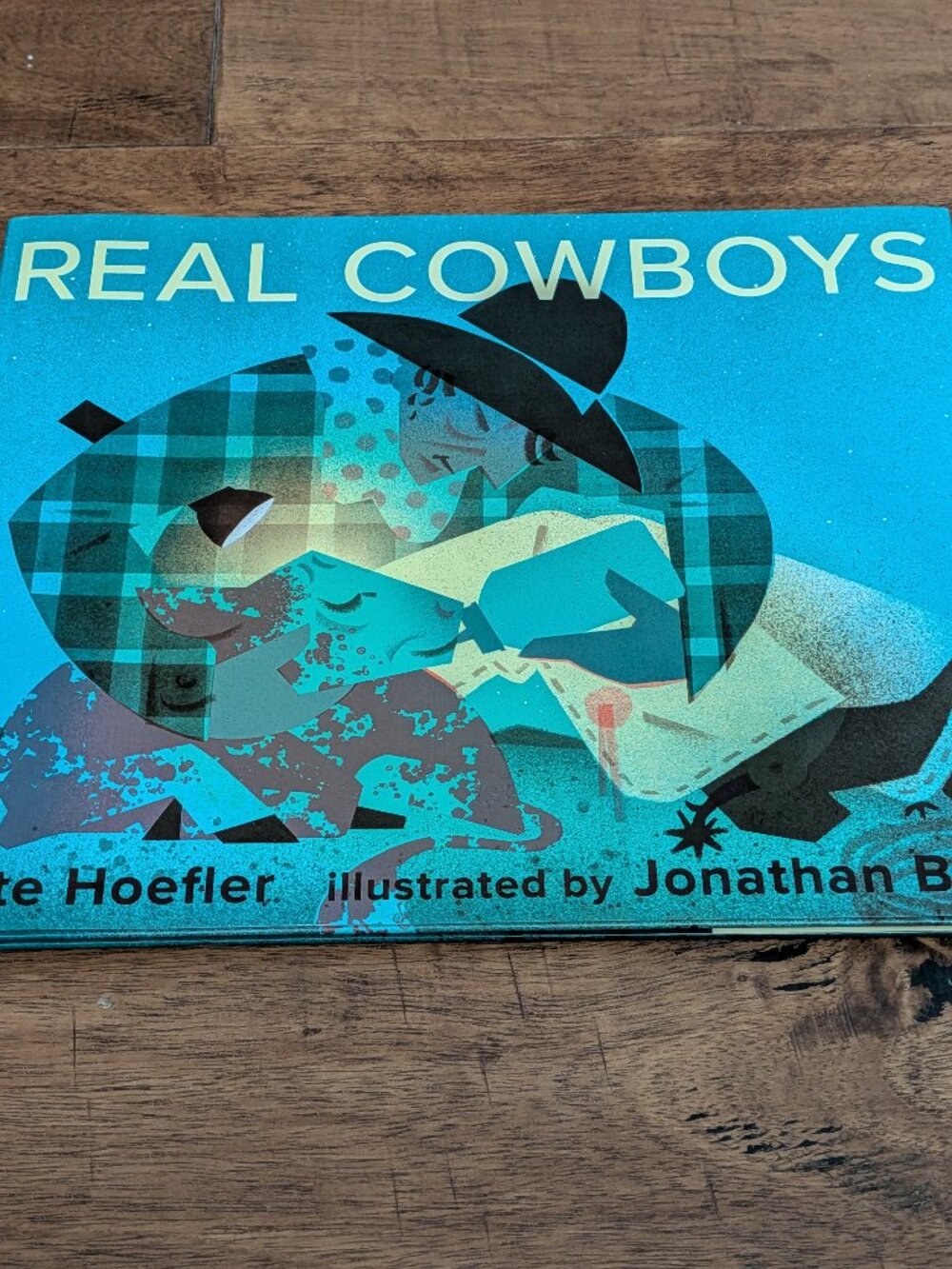 Kate Hoefler & Jonathan Bean - Real Cowboys hardback book
